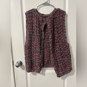 Striped Knitted Vest